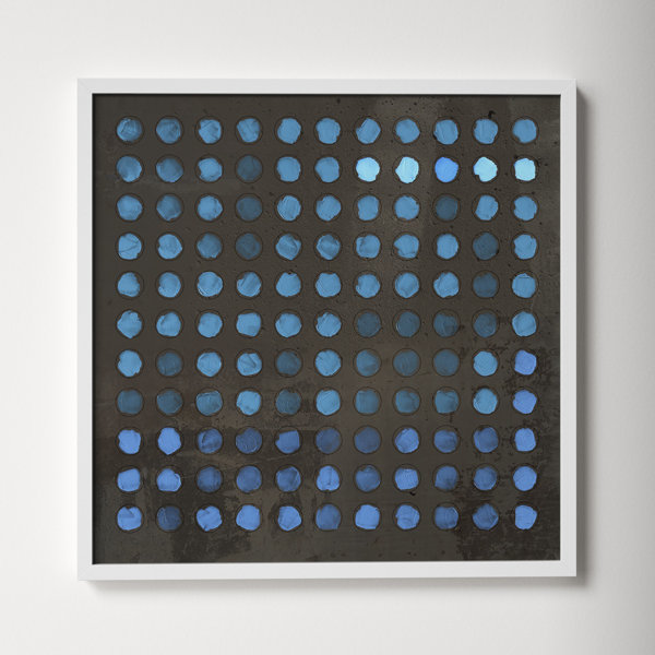 AllModern Squared Circles Series Squared Circles 5 by Jacques Pilon Picture Frame Painting